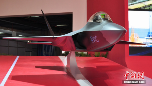 中国4代机模型亮相珠海航展 中国4代机模型亮相珠海航展