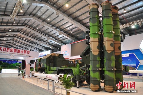 FD2000防空导弹首次亮相珠海航展 FD2000防空导弹首次亮相珠海航展