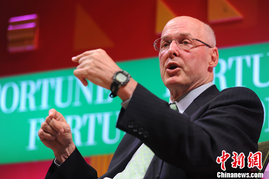 美国前财长保尔森:“习奥会”将建立互信增进共识