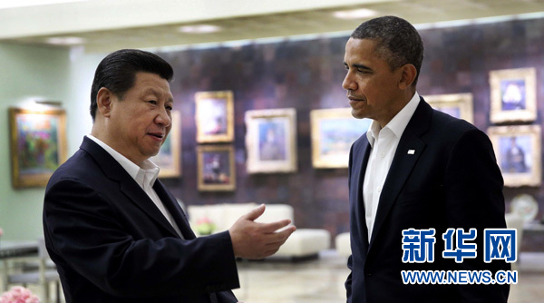 习近平奥巴马会晤纪实:白天未结束讨论晚宴继续
